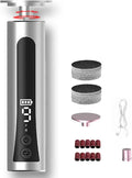 Cordless Rechargeable Electric Foot Callus Remover with 10 Grinding Heads C215