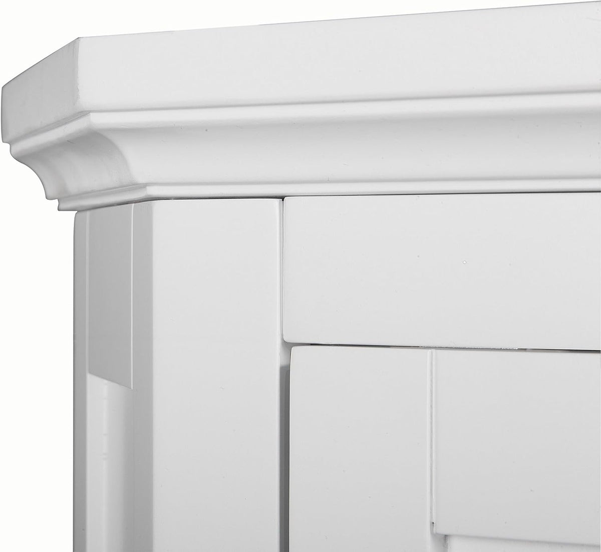 White Bathroom Storage Floor Cabinet J33545