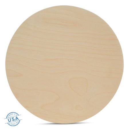 Birch Plywood Wood Circles, 24 inch, Pack of 5 N98824