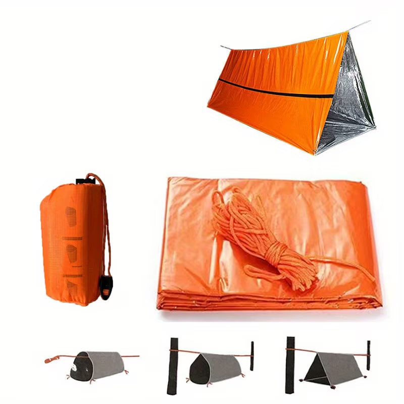 Waterproof Emergency Tube Tent Shelter for Two People S483160