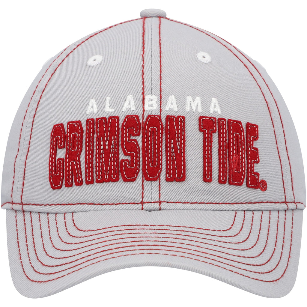 Gray Alabama Crimson Tide Slouch Adjustable Hat T346
