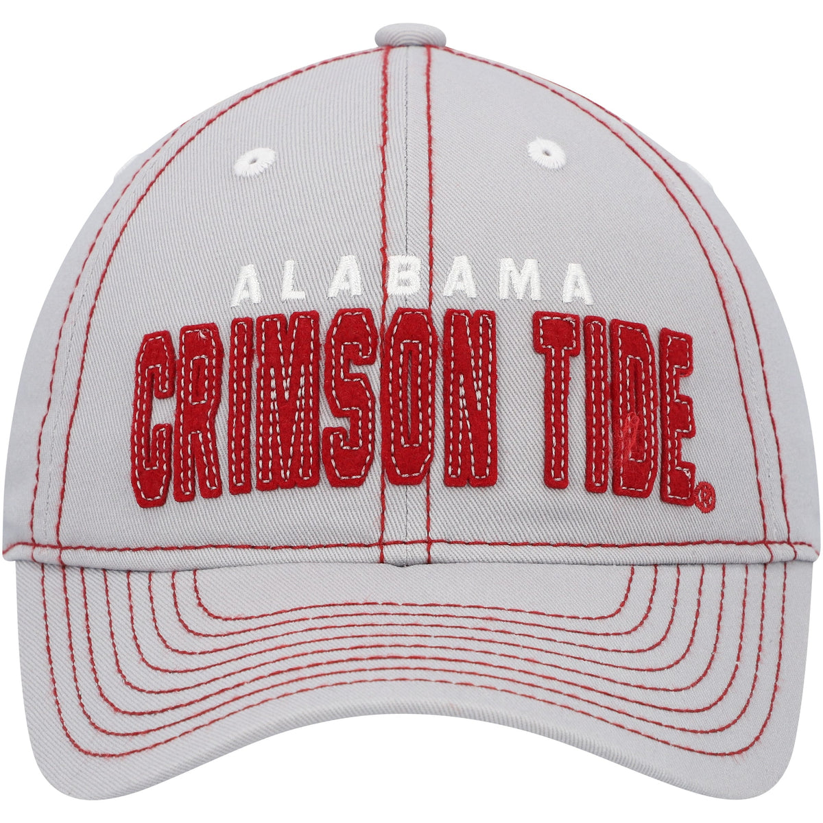 Gray Alabama Crimson Tide Slouch Adjustable Hat T346