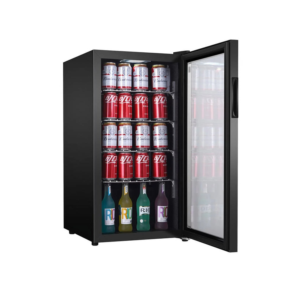 Black Beverage Refrigerator D972