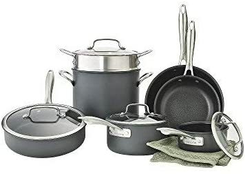 11 Piece Anodized Cookware Set I962687