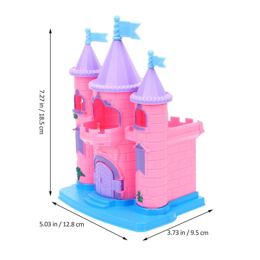 Luxury Plastic Dollhouse Castle Kit 2 Pcs F184972