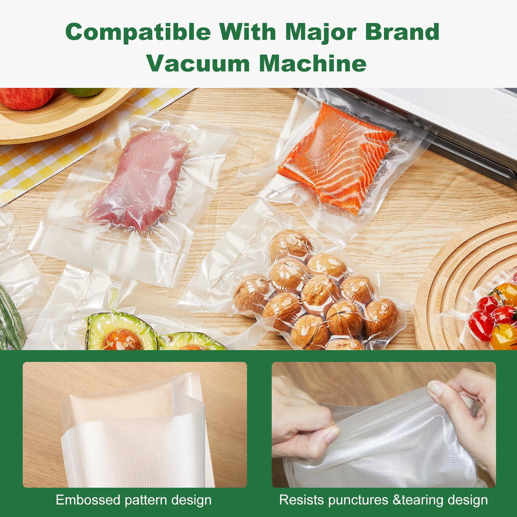 Stainless Steel 8-in-1 Vacuum Sealer with Built-in Cutter and Bag Storage E5215
