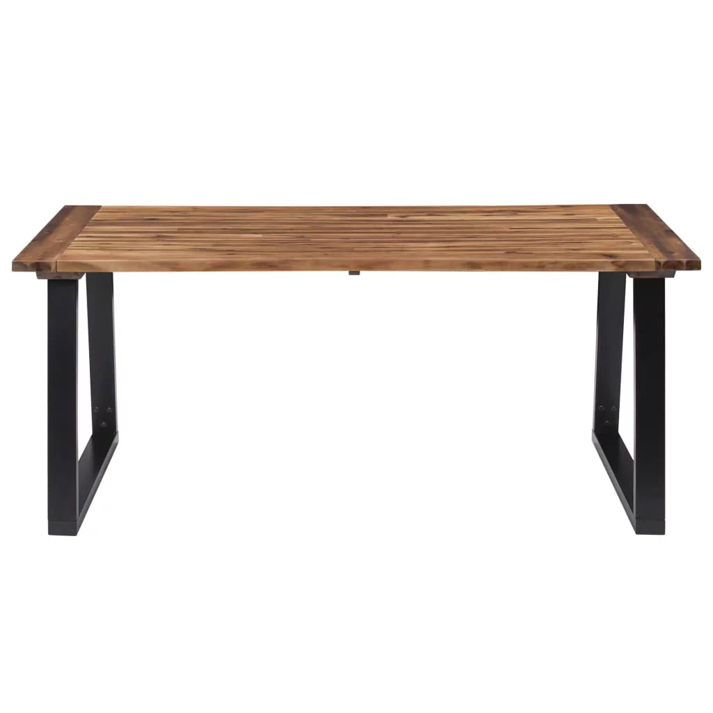 Solid Acacia Wood Dining Table Z96517
