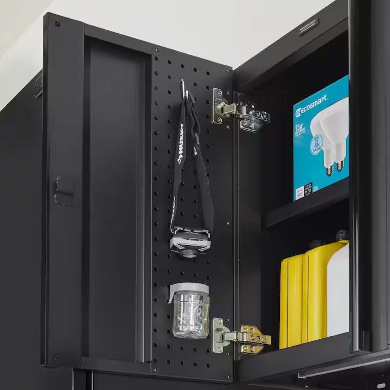 Heavy Duty Welded Steel Garage Storage System in Black Q525