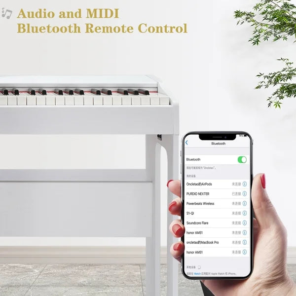 88 Keys Full Weighted Digital Piano with Stand Y923129