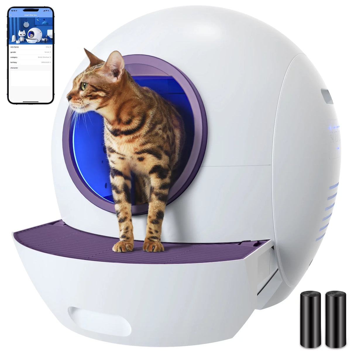 Self Cleaning Automatic Cat Litter Box T393