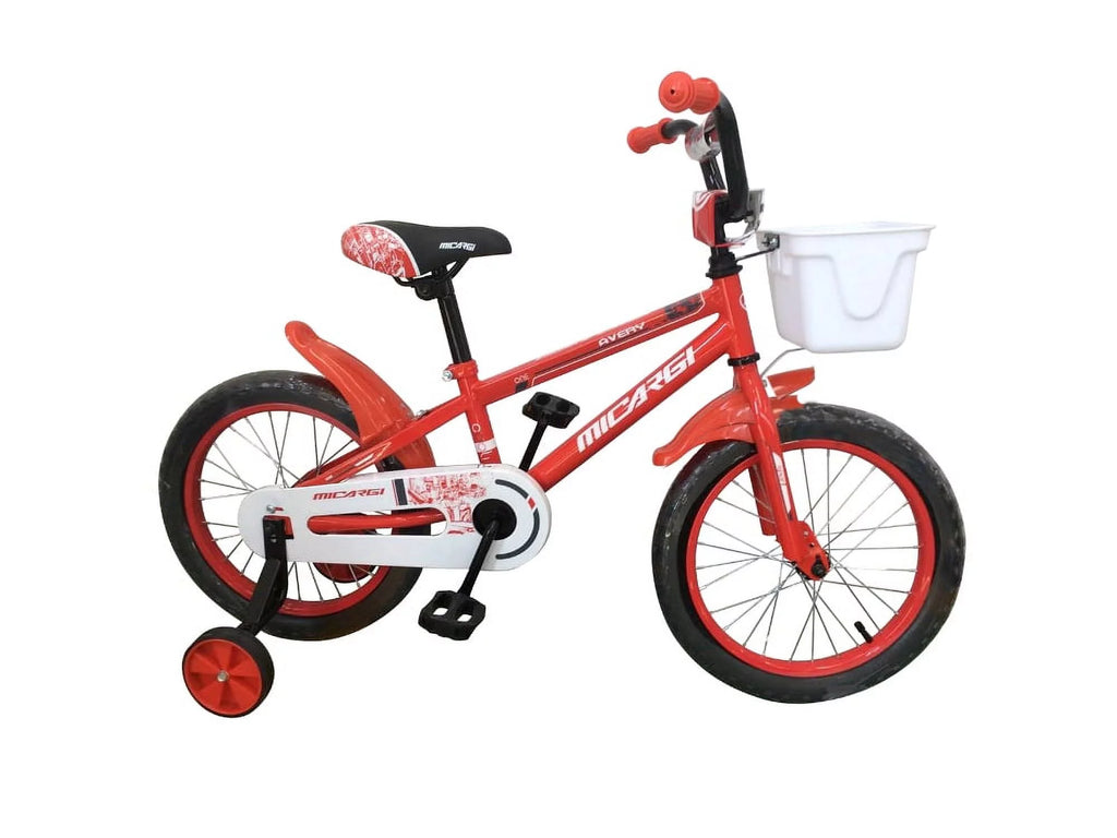 16 BMX Steel Frame Coaster Brake Bicycle with Baskets & Fenders L697