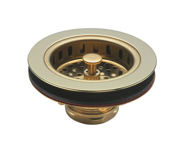 Heavy Duty Post Type Basket Strainer - Black Nickel W44364