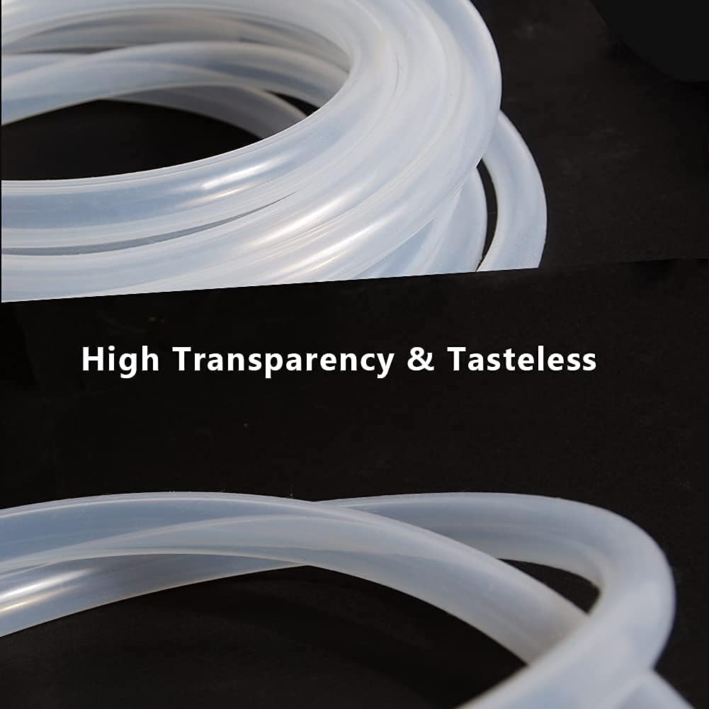 9.84ft 3mm 8mm Food Grade High Temp Silicone Tubing M9273