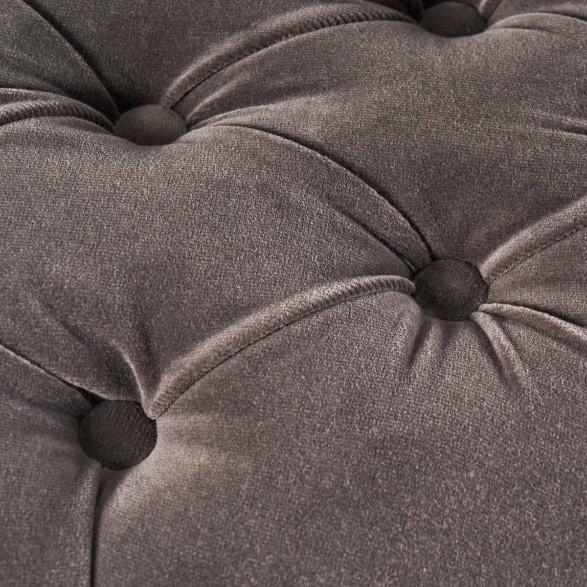 Charcoal Velvet Tufted Dining Chairs Set of 2 L4142