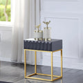 Antique Blue 1-Drawer Accent Table G2577
