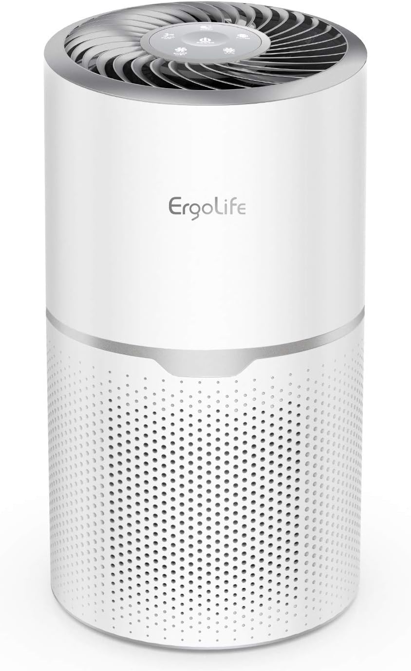 White True HEPA Air Purifier with UV Light Sanitizer and Ionizer R466658