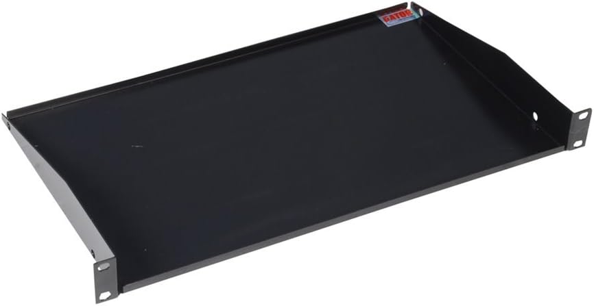 Rack Mountable Accessory Shelf 1U Size 10" Deep Pack of 2 J619534