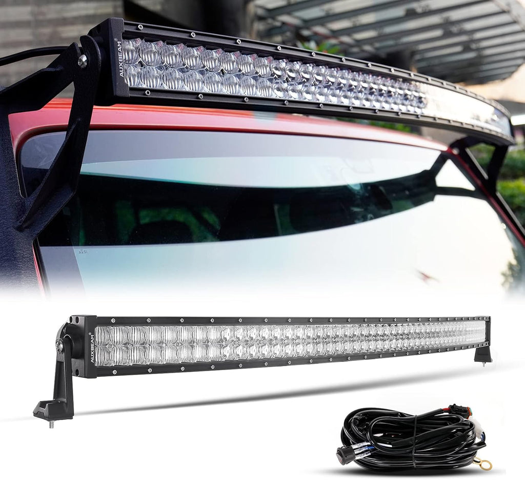 42” 240W LED Work Light Spot Flood Combo Beam with Wiring Harness Q922