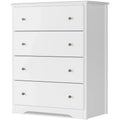 White 4 Drawer Dresser K137