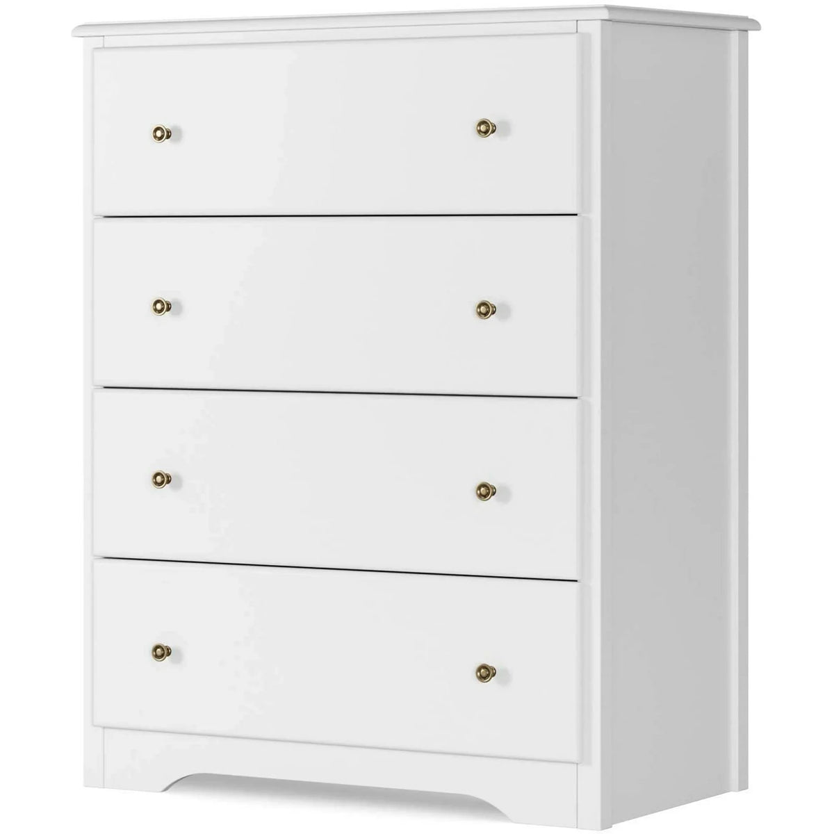 White 4 Drawer Dresser K137
