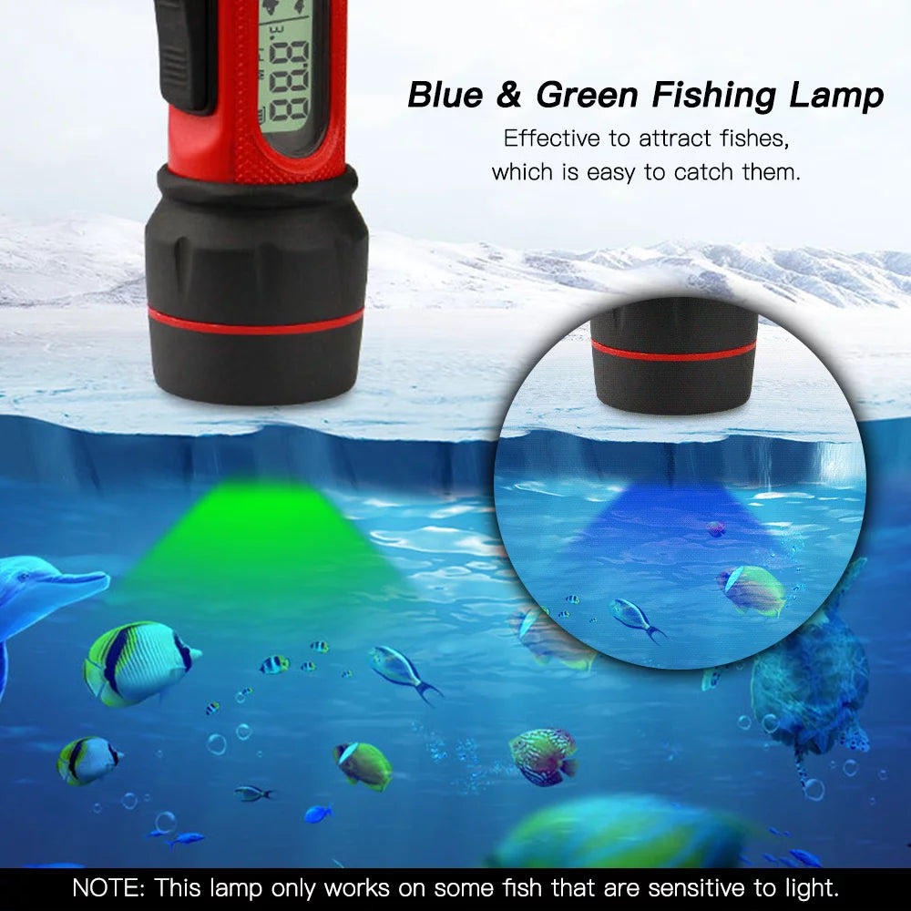 Ice Fishing Fishfinder with 0.8-90m Detection Depth D467