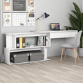 White Engineered Wood Corner Desk O279814