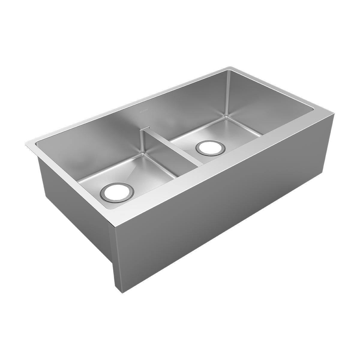 Farmhouse Double Basin Stainless Steel Kitchen Sink X362989