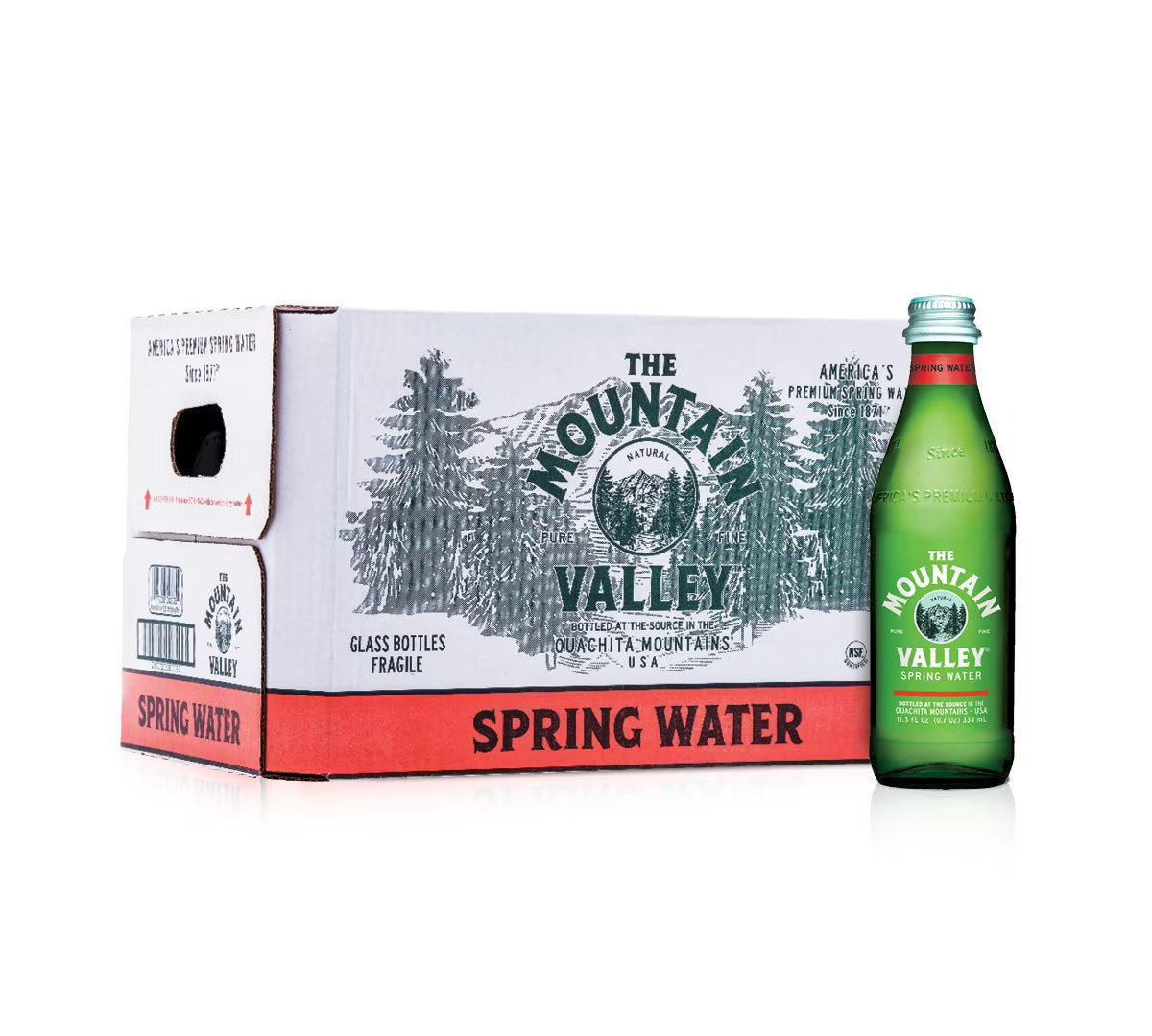 333 ML Glass Spring Water N568