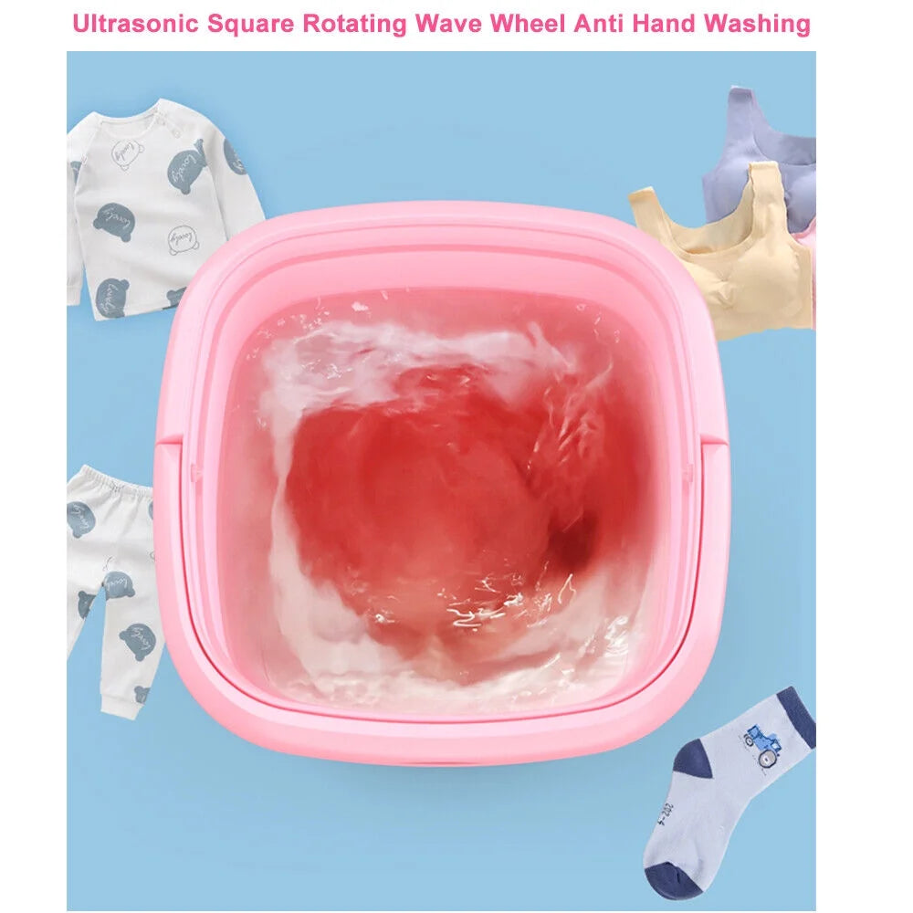 Mini Portable Folding Washing Machine with Dryer Bucket P657