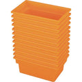 Orange Small All-Purpose Bin, Set of 12 G35970