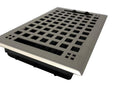 Brushed Nickel Steel Vent Covers, 6 x 12 Q5535