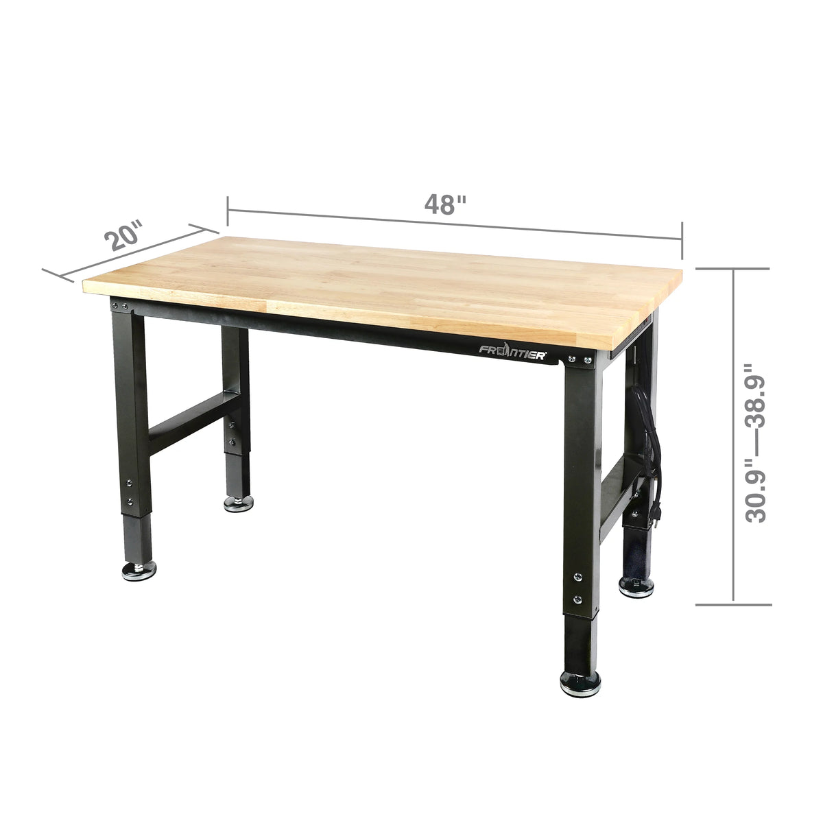 48-inch Heavy-Duty Workbench with Adjustable Height M72144