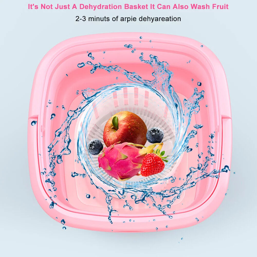 Mini Portable Folding Washing Machine with Dryer Bucket P657