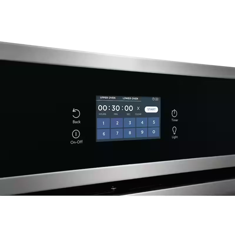 27 in. Double Electric Built-In Wall Oven with Convection in Stainless Steel N3873