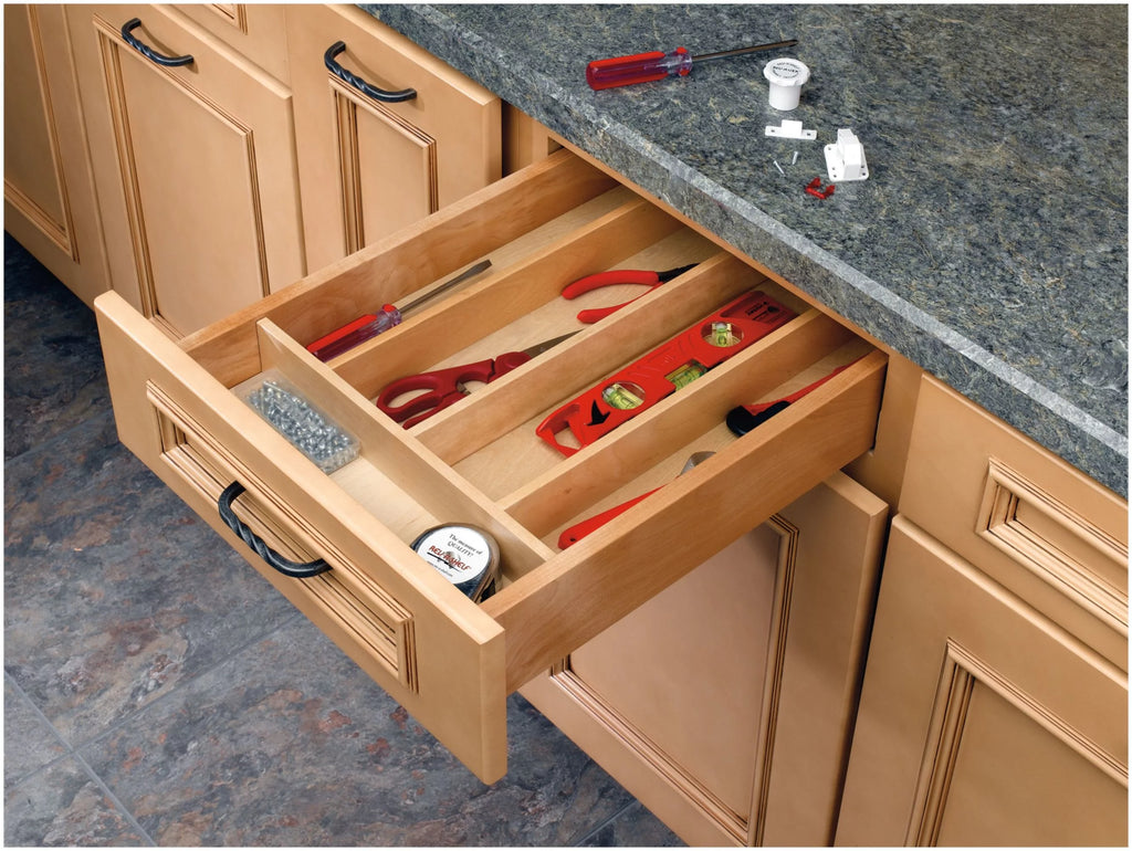 Wood Kitchen Drawer Utility Tray Insert C949081
